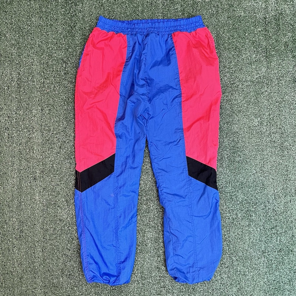 VTG 70s 80s London Fog Windbreaker Pants Colorblock Womens Size 16 Hip Hop Retro